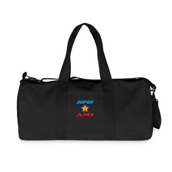 SUPER AMI - Sac de sport en toile recyclée Stanley/Stella - noir - Devant