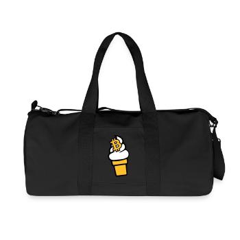 Bitcoin-Cream - Recycled Canvas Sports Bag by Stanley/Stella - black - Front