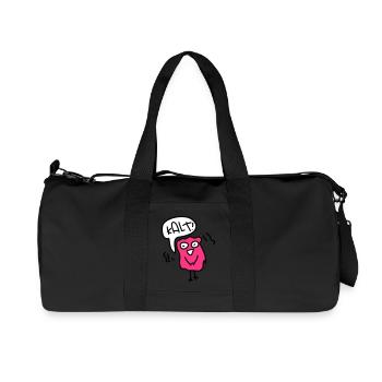 Kalt - Recycelte Canvas-Sporttasche von Stanley/Stella - Schwarz - Vorne