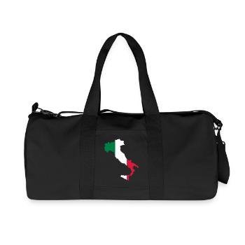 Italien - Recycelte Canvas-Sporttasche von Stanley/Stella - Schwarz - Vorne