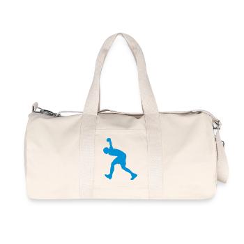 boule lyonnaise lancer jeu joueur 2504) - Sac de sport en toile recyclée Stanley/Stella - blanc naturel - Devant