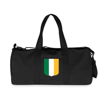 Irlande - Sac de sport en toile recyclée Stanley/Stella - noir - Devant