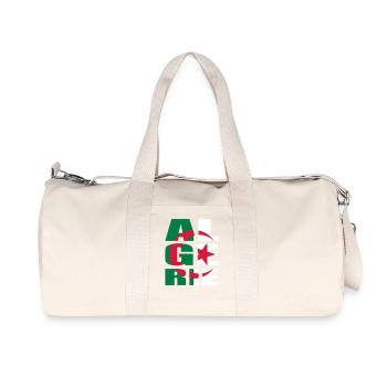 algeria - Recycelte Canvas-Sporttasche von Stanley/Stella - Naturweiß - Vorne