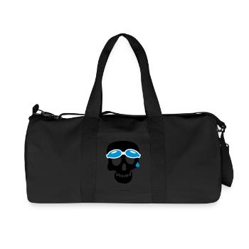 schwimmen - Recycelte Canvas-Sporttasche von Stanley/Stella - Schwarz - Vorne