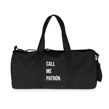 el Patron - Recycelte Canvas-Sporttasche von Stanley/Stella - Schwarz - Vorne