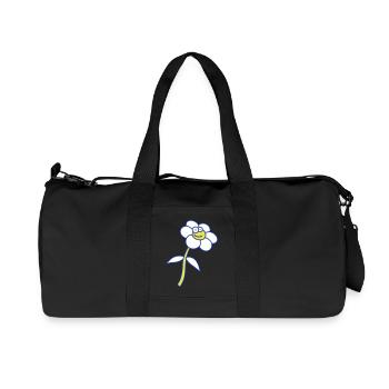 Fleur douce Printemps Eté Nature Visage drôle - Sac de sport en toile recyclée Stanley/Stella - noir - Devant