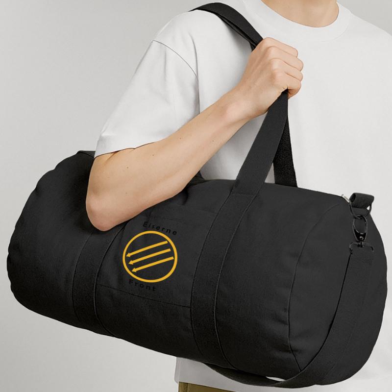 Eiserne Front - Drei Pfeile Recycelte Canvas-Sporttasche von Stanley/Stella