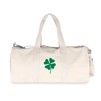 Lucky Clover - Recycled Canvas Sports Bag by Stanley/Stella - natural - Front