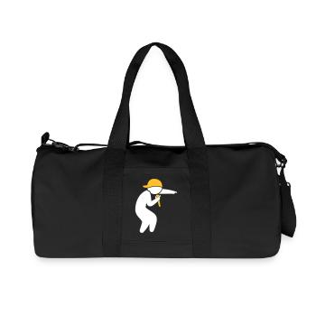 Hiphop Rapper - Recycled Canvas Sports Bag by Stanley/Stella - black - Front
