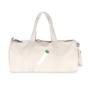 PETling 2farbig - geocaching Container - Recycelte Canvas-Sporttasche von Stanley/Stella - Naturweiß - Vorne
