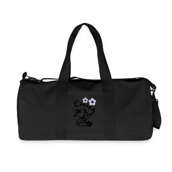 naam emma © - Recycled Canvas Sports Bag by Stanley/Stella - black - Front