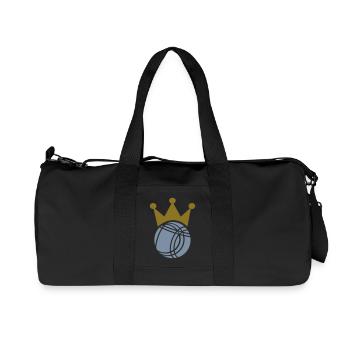Boule - Recycelte Canvas-Sporttasche von Stanley/Stella - Schwarz - Vorne