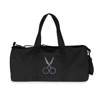 Schere - Recycelte Canvas-Sporttasche von Stanley/Stella - Schwarz - Vorne