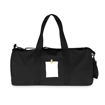 post_it_note - Sac de sport en toile recyclée Stanley/Stella - noir - Devant