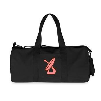 Radar machine appareil idée cadeau enregistrement - Sac de sport en toile recyclée Stanley/Stella - noir - Devant