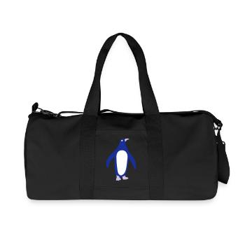 Pingouin mignon Antarctique pôle sud zoo animal oiseau cool - Sac de sport en toile recyclée Stanley/Stella - noir - Devant