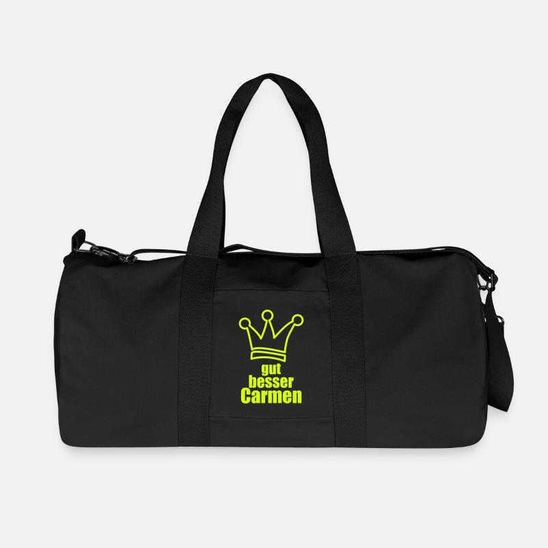 Carmen - Recycelte Canvas-Sporttasche von Stanley/Stella - Schwarz
