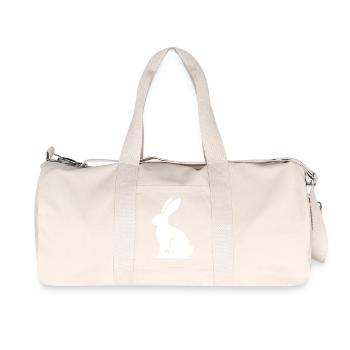 hare - Recycled Canvas Sports Bag by Stanley/Stella - natural - Front