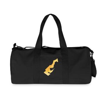 Monaco - Recycled Canvas Sports Bag by Stanley/Stella - black - Front