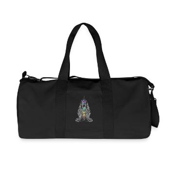 Yoga Chakra Energie lotusblüte buddha tattoo Girl - Recycelte Canvas-Sporttasche von Stanley/Stella - Schwarz - Vorne