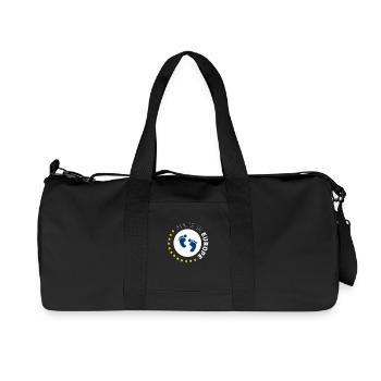 Made in Europe EU Love Baby birth foot stars euro - Recycled Canvas Sports Bag by Stanley/Stella - black - Front