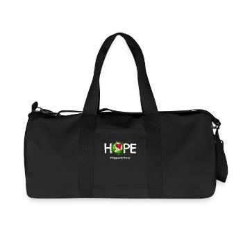 Beautiful Earth T-shirt avec "Happy Journée de la Terre" - Sac de sport en toile recyclée Stanley/Stella - noir - Devant