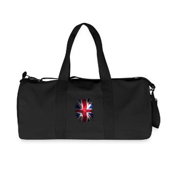 Union Jack skater drapeau britannique Angleterre Londres Brexit - Sac de sport en toile recyclée Stanley/Stella - noir - Devant