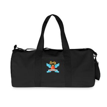 Lucky Bowling Shirt - Sac de sport en toile recyclée Stanley/Stella - noir - Devant