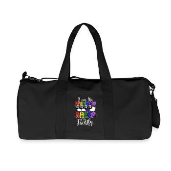 Rainbow Sheep - Gay Pride - Recycled Canvas Sports Bag by Stanley/Stella - black - Front