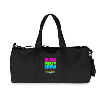 Glow Party Crew - Recycelte Canvas-Sporttasche von Stanley/Stella - Schwarz - Vorne
