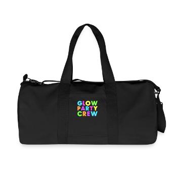 Glow Party Crew - Recycelte Canvas-Sporttasche von Stanley/Stella - Schwarz - Vorne