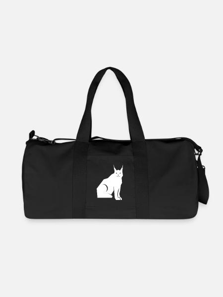 luchs - Recycelte Canvas-Sporttasche von Stanley/Stella - Schwarz