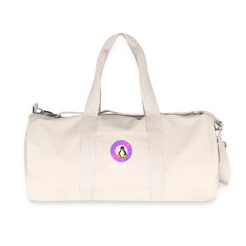 Ordinateur Sys admin Penguin Nerd pc sudo rm -rf cod - Sac de sport en toile recyclée Stanley/Stella - blanc naturel - Devant