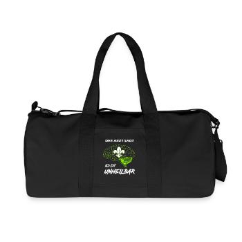 scout - Recycled Canvas Sports Bag by Stanley/Stella - black - Front