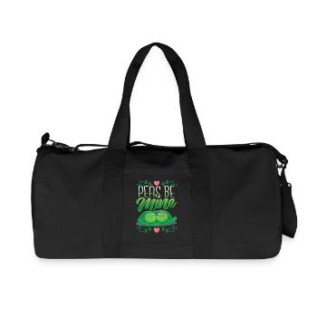 Valentinstag Vegan Vegetarier Gärtner Geschenk - Recycelte Canvas-Sporttasche von Stanley/Stella - Schwarz - Vorne