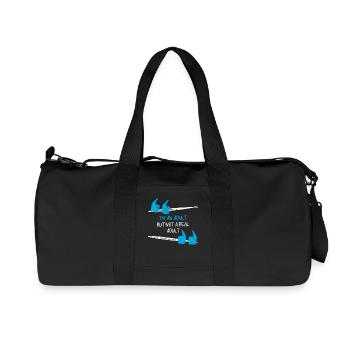 Adulte - sarcasme - LOL - Présent - Drôle - Sac de sport en toile recyclée Stanley/Stella - noir - Devant
