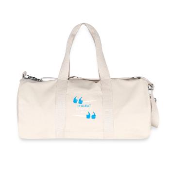 Adulte - sarcasme - LOL - Présent - Drôle - Sac de sport en toile recyclée Stanley/Stella - blanc naturel - Devant