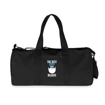 Koch Kochen Kochen Bart Bartträger Geschenk - Recycelte Canvas-Sporttasche von Stanley/Stella - Schwarz - Vorne