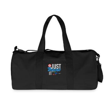 Darts Gift Men Women Design - Recycled Canvas Sports Bag by Stanley/Stella - black - Front