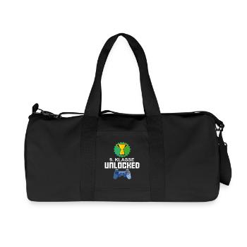 Niveau Unlocked 9e année Gamer Gaming cadeau - Sac de sport en toile recyclée Stanley/Stella - noir - Devant