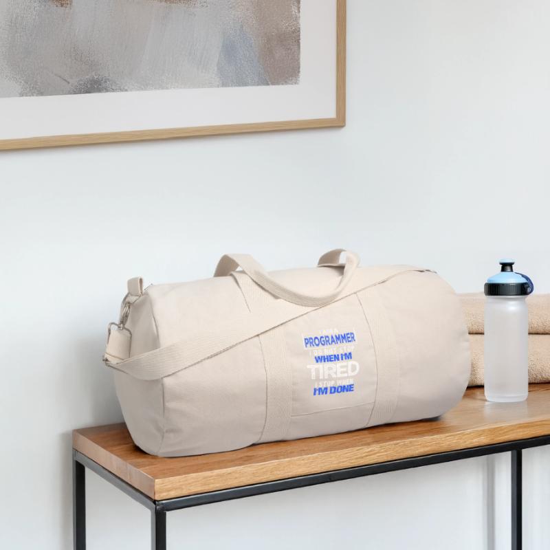 Programmer Gift Programmer Developer Recycled Canvas Sports Bag by Stanley/Stella