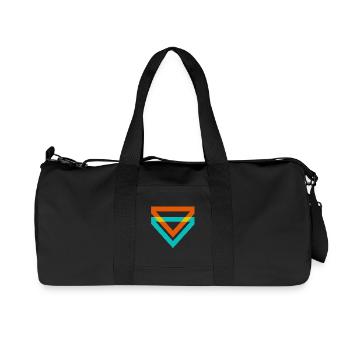 Triangle Triangles sont une sorte d'illusion - Sac de sport en toile recyclée Stanley/Stella - noir - Devant