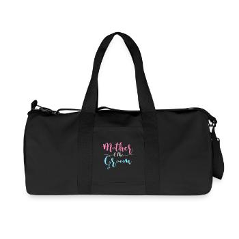Mother of the groom wedding bachelorette mum - Recycled Canvas Sports Bag by Stanley/Stella - black - Front