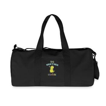 Annonce de Grossesse Big Brother DinoDab - Sac de sport en toile recyclée Stanley/Stella - noir - Devant