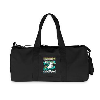 Licorne est mon esprit animal - licornes licorne - Sac de sport en toile recyclée Stanley/Stella - noir - Devant