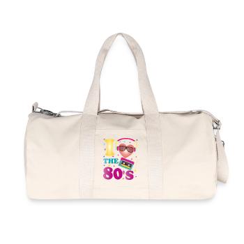 I love the 80's - Recycled Canvas Sports Bag by Stanley/Stella - natural - Front