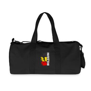 Belgien Fussball Nationalmannschaft - Geschenk - Recycelte Canvas-Sporttasche von Stanley/Stella - Schwarz - Vorne