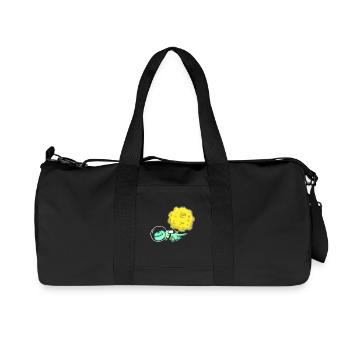 Dino - T-Rex - Moon - Space - Astronaut - Recycled Canvas Sports Bag by Stanley/Stella - black - Front