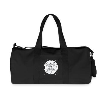 Étang et aquarium cadeau de chemise - Sac de sport en toile recyclée Stanley/Stella - noir - Devant