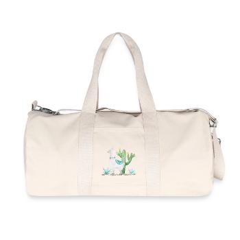 lama - Recycled Canvas Sports Bag by Stanley/Stella - natural - Front